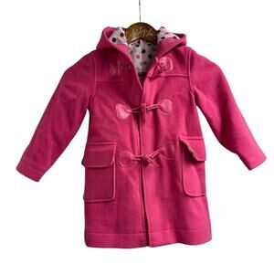 Pink Pea Coat Girls Dunnes Valentines Day 2-3 Years Wool Blend